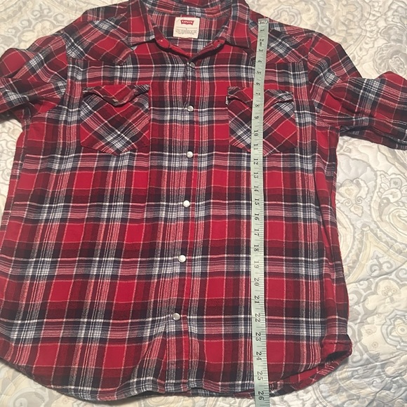 Levi's men's plaid flannel shirt - Picture 9 of 10